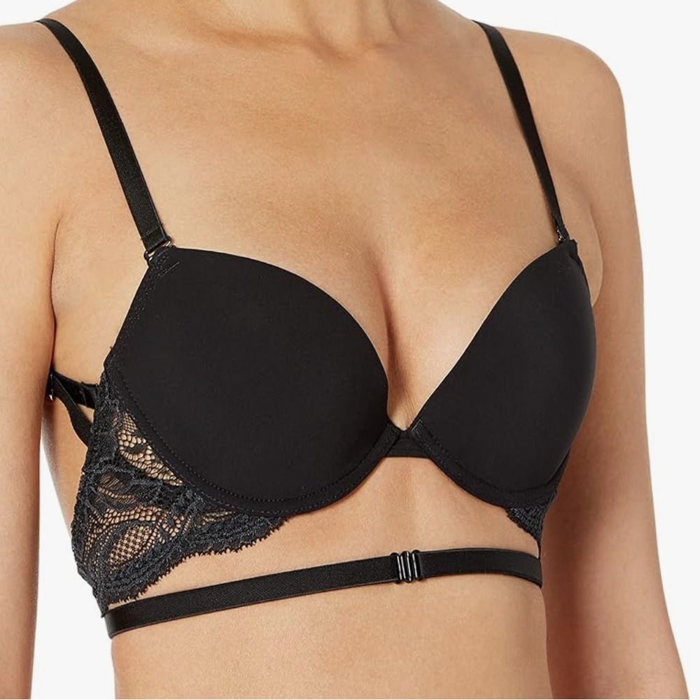 Simone Perele women's Eden multi-position low-back bra black, size 3